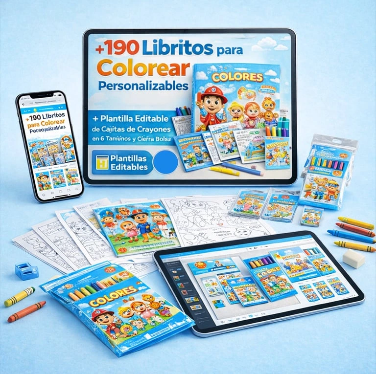 Libritos para colorear